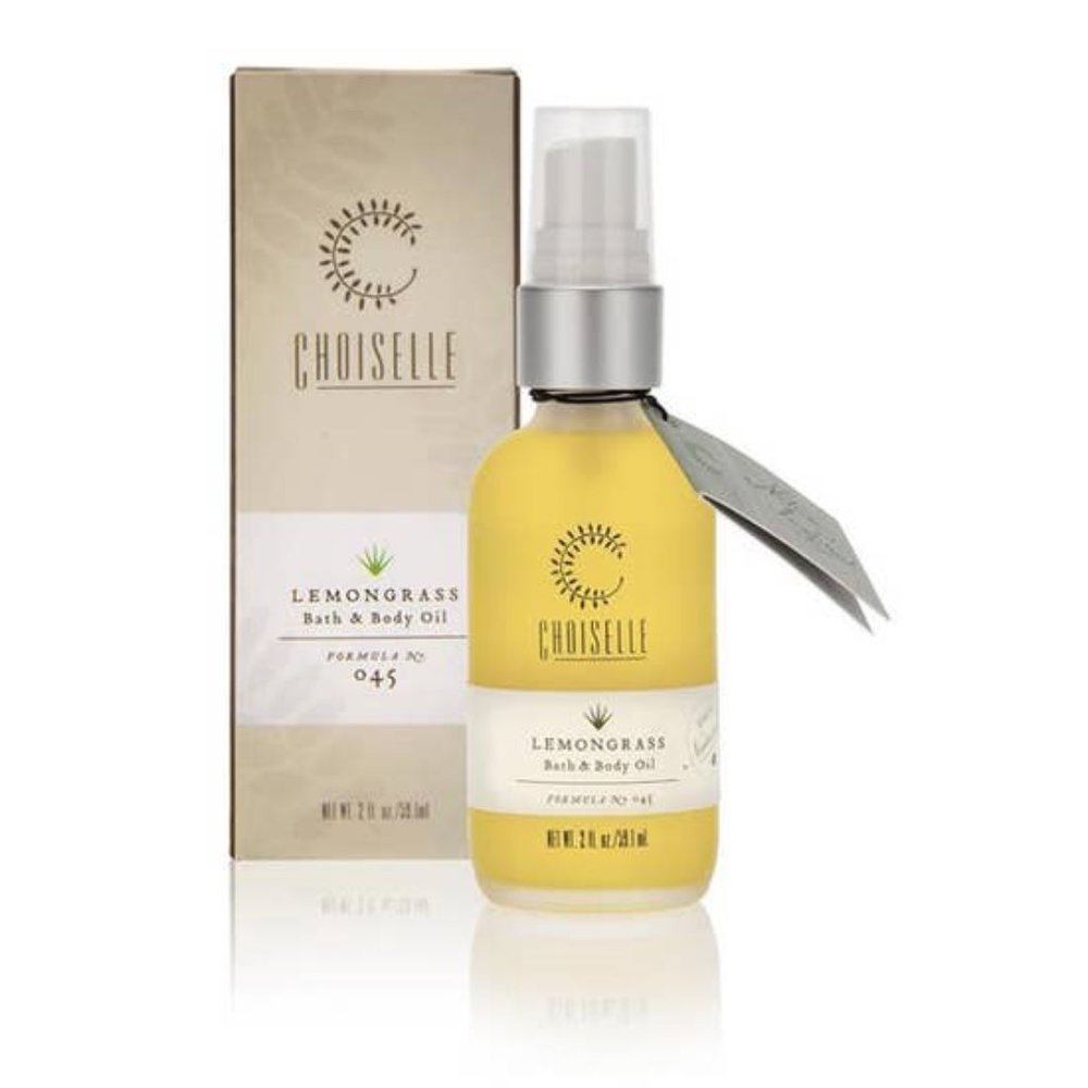 Organic lemongrass bath & body oil 2oz
